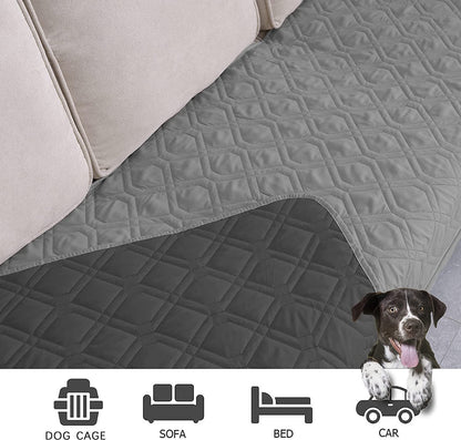 Joypettime Waterproof Dog Bed Cover Pet Blanket for Furniture Bed Couch Sofa Reversible