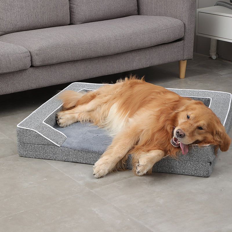 Luxury Comfort for Your Furry Friend: Orthopedic Dog Bed, Waterproof, Enhanced Comfort，Environmentally Friendly