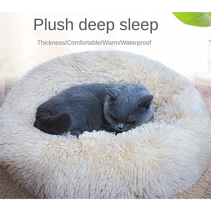 Lightweight Calming Dog & Cat Bed - Ultimate Comfort, Ultra-Soft, Waterproof, Machine Washable
