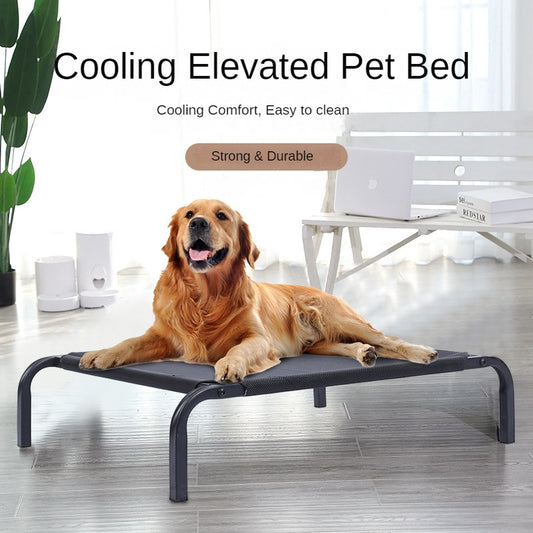 Cooling Elevated Pet Bed, Comfortable and Supportive Dog Hammock