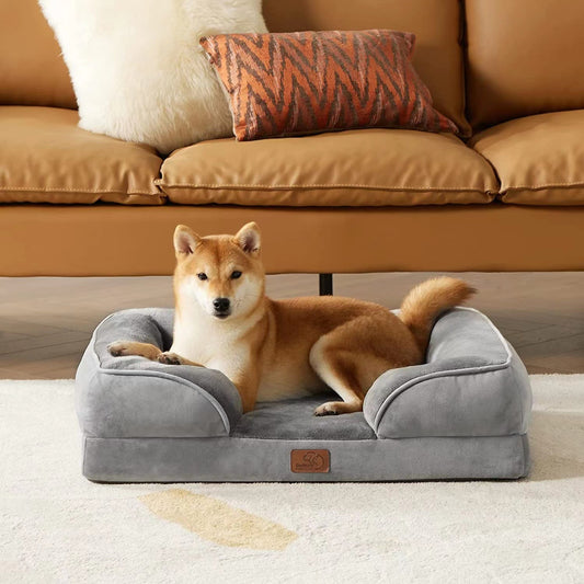 Luxury Comfort for Your Furry Friend: Orthopedic Dog Bed, Waterproof, Enhanced Comfort，Environmentally Friendly